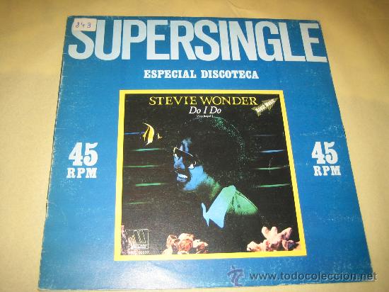 Discos de vinilo: STEVIE WONDER - DO I DO - SUPER SINGLE ED. ESPA&Ntilde;A 1982 - Foto 1