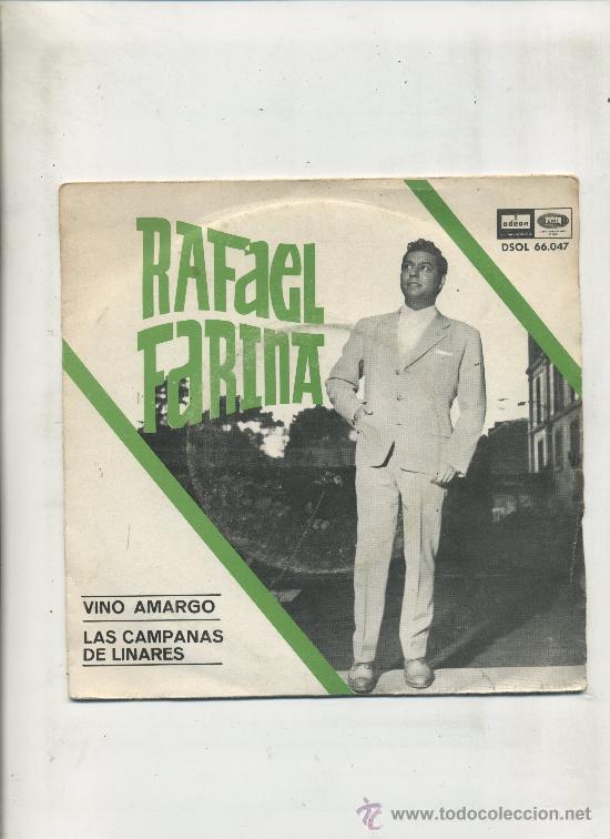 Discos de vinilo: Rafael Farina - Vino Amargo - Foto 1