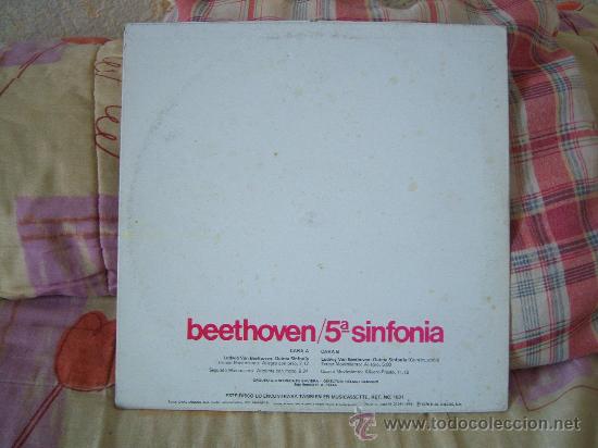 Discos de vinilo: BEETHOVEN 5&ordf; sinfon&iacute;a HELMUT JENSSEN - Foto 2