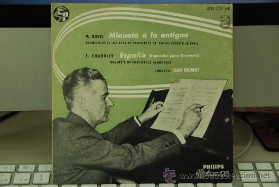 Discos de vinilo: M.RAVEL Y E.CHABRIER - Foto 1