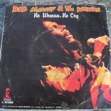 Disques de vinyle: BOB MARLEY & THE WAILERS - NO WOMAN NO CRY - SINGLE 1980. Lote 27832808