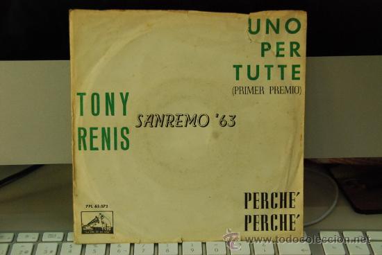 Discos de vinilo: TONY RENIS - Foto 1