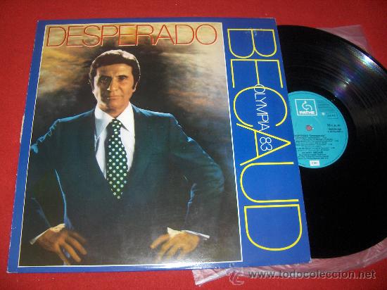 Discos de vinilo: GILBERT BECAUD Desperado LP 1983 Pathe - Foto 1