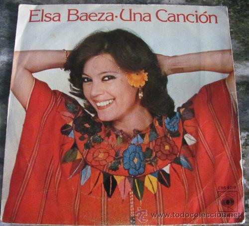 Discos de vinilo: ELSA BAEZA - UNA CANCION - SINGLE DE 1978 - Foto 1