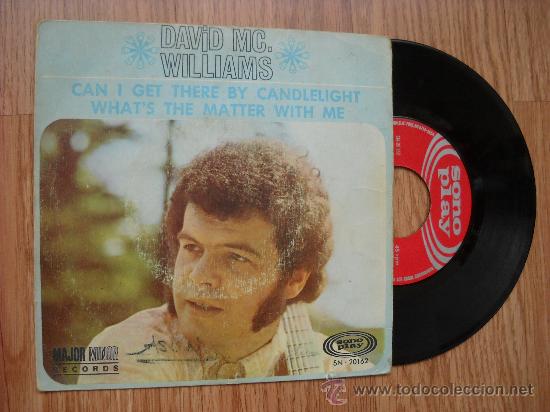Discos de vinilo: DAVID MCWILLIAMS - SG CAN I GET THERE... - Foto 1
