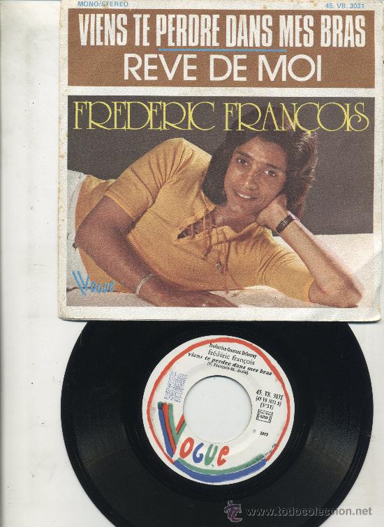 Discos de vinilo: Fr&eacute;d&eacute;ric Fran&ccedil;ois - R&eacute;ve de moi - Foto 1