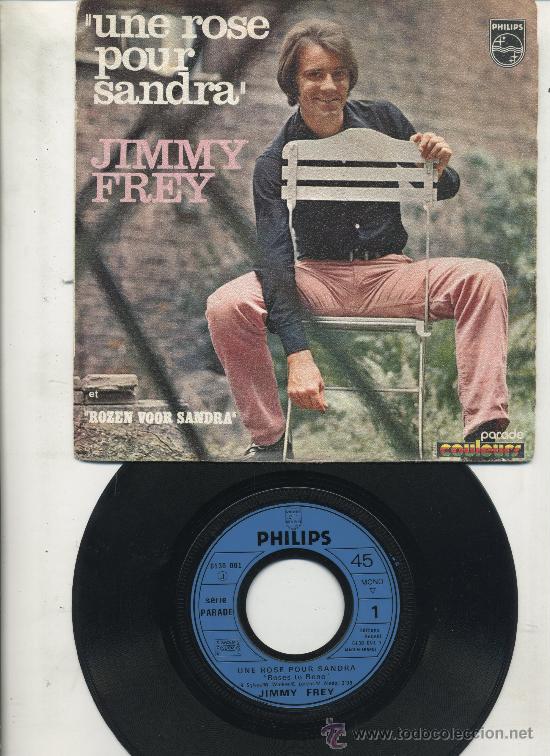 Discos de vinilo: Jimmy Frey - Une rose pour Sandra - Foto 1
