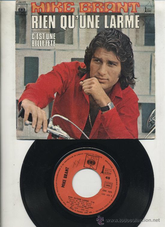 Discos de vinilo: Mike Brant - Rien qu&acute;une larme - Foto 1