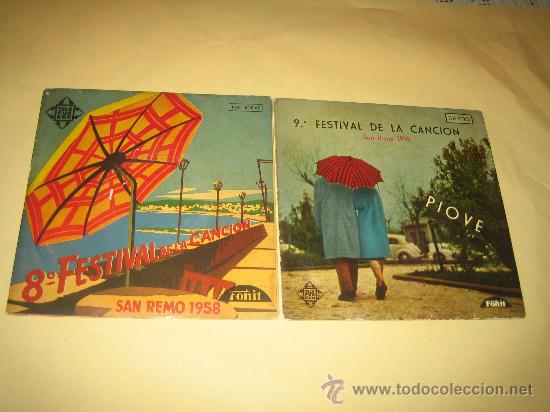 Discos de vinilo: SAN REMO 1958-59 - DOMENICO MODUGNO .. - Foto 1