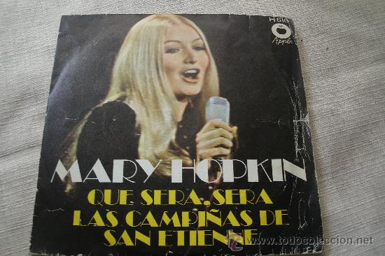 Discos de vinilo: Mary Hopkin/ que sera sera /apple single - Foto 1