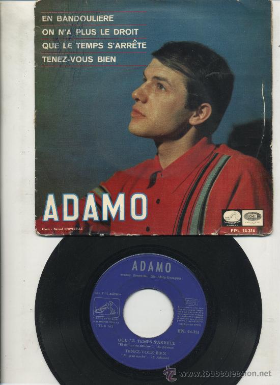 Discos de vinilo: Adamo - En Bandouliere - Foto 1