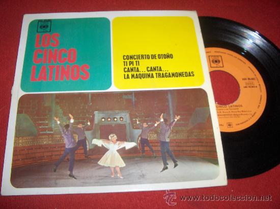 Discos de vinilo: LOS CINCO LATINOS con LUCIO Y SU CONJUNTO Concierto de Oto&ntilde;o / Ti pi Ti ..+2 7&rdquo; EP 1963 CBS