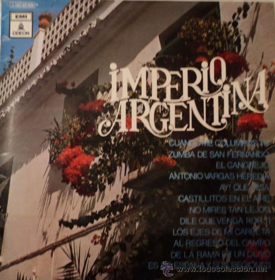 Discos de vinilo: Imperio Argentina Edicion de 1970 de Espa&ntilde;a - Foto 1