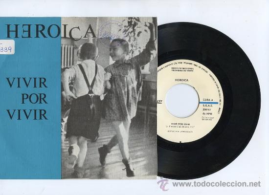 Discos de vinilo: HEROICA SINGLE PROMO  ENVIO INLCLUIDO - Foto 1