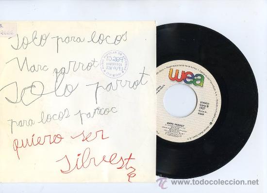 Discos de vinilo: MARC PARROT  SINGLE PROMO - Foto 1