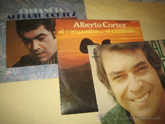 Discos de vinilo: LOTE DE TRES LPS ALBERTO CORTES - Foto 1