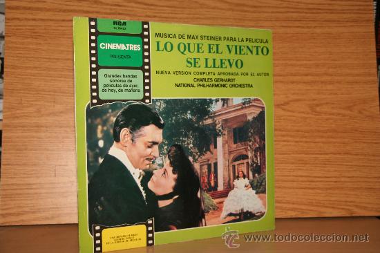 Discos de vinilo: LO QUE EL VIENTO SE LLEV&Oacute;. Max Steiner - Foto 1