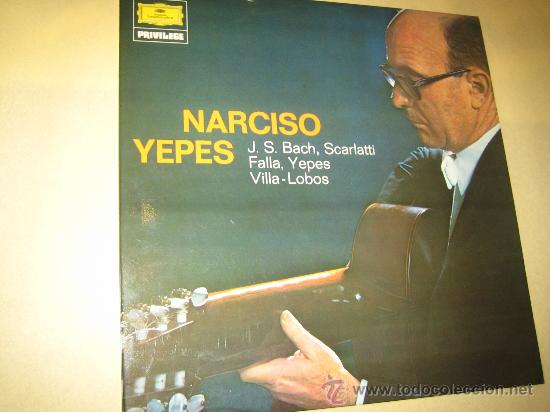 Discos de vinilo: NARCISO YEPES - BACH, FALLA... - Foto 1