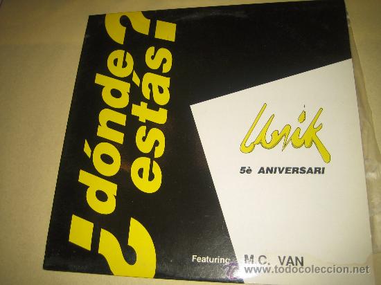 Discos de vinilo: DISCOTECA UNIK - 5&ordm; ANIVERSARIO - Foto 1