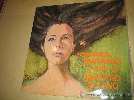 Discos de vinilo: CARMEN NAVARRO CANTA AL MAESTRO SOLANO - Foto 1