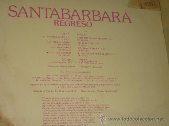 Discos de vinilo: SANTABARBARA - 1979 - Foto 2