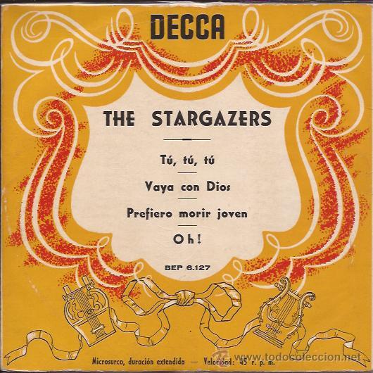 Discos de vinilo: EP-THE STARGAZERS-DECCA 6127-SPAIN 195??? - Foto 1 - 28012721