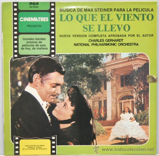 Discos de vinilo: LO QUE EL VIENTO SE LLEVO LP RCA 1978 - Foto 1