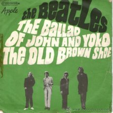 Discos de vinilo: THE BEATLES - SINGLE VINILO 7 - THE BALLAD OF JOHN AND YOKO + 1 - EDITADO EN FRANCIA - AÑO 1973