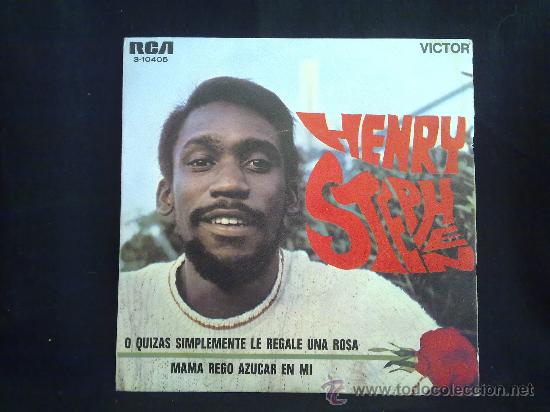 Discos de vinilo: HENRY STEPHEN - O QUIZA SIMPLEMENTE LE REGALE UNA ROSA  . SINGLE 1969 - Foto 2