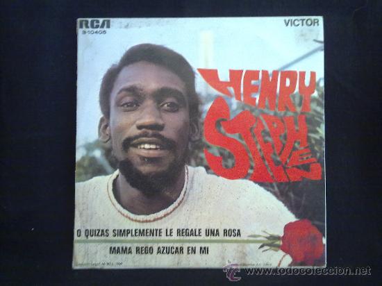 Discos de vinilo: HENRY STEPHEN - O QUIZA SIMPLEMENTE LE REGALE UNA ROSA  . SINGLE 1969 - Foto 1