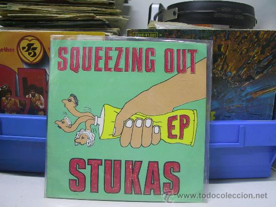 Discos de vinilo: STUKAS - SQUEEZING OUT E.P. - ORIGINAL SUECO - REALLY FAST 1991 - Foto 1