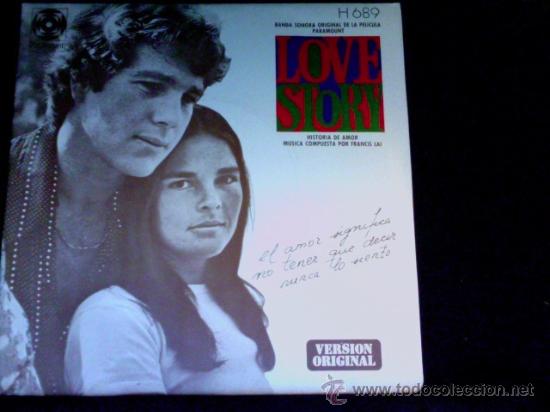 Discos de vinilo: LOVE STORY - BSO - SINGLE 1972 - Foto 1