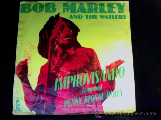 Discos de vinilo: BOB MARLEY - IMPROVISANDO (JAMMING) - PUNKY REGGAE PARTY - SINGLE 1977 - Foto 1