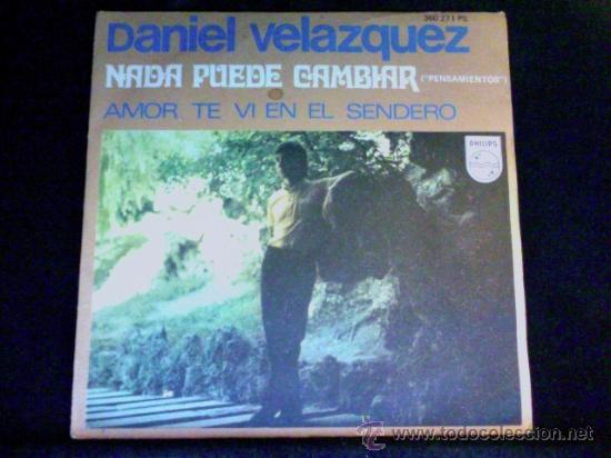 Discos de vinilo: DANIEL VELAZQUEZ - SINGLE 1969 - Foto 1