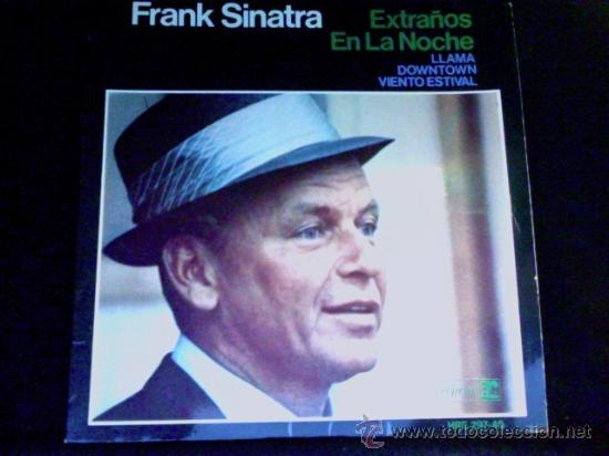 Discos de vinilo: FRANK SINATRA - EXTRA&Ntilde;OS EN LA NOCHE - LLAMA  - SINGLE 1966 - Foto 1