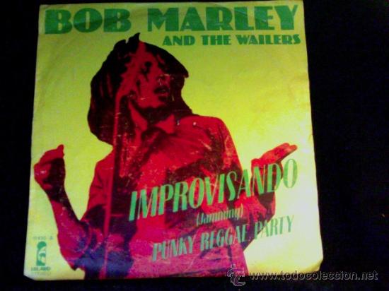 Discos de vinilo: BOB MARLEY - IMPROVISANDO (JAMMING) - PUNKY REGGAE PARTY - SINGLE 1977 - Foto 2