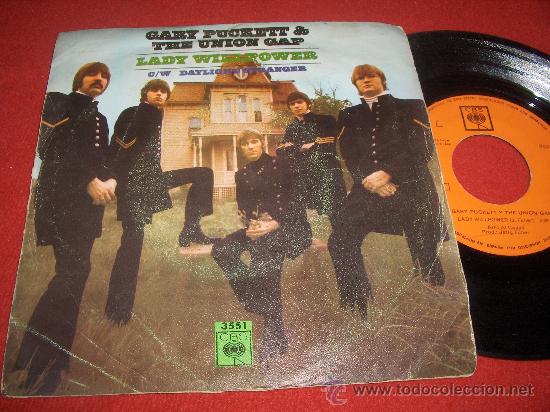 Discos de vinilo: GARY PUCKETT Y THE UNION Lady willpower/Daylight stranger 7&rdquo; SINGLE 1968 CBS EDICION ESPA&Ntilde;OLA