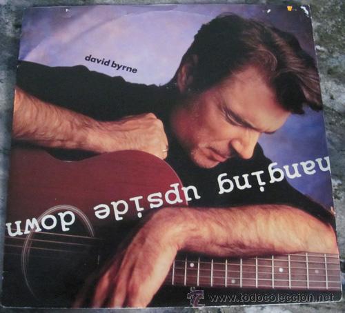 Discos de vinilo: DAVID BYRNE - HANGING UPSIDE DOWN - SINGLE 1992 EDICI&Oacute;N GERMANY - Foto 1