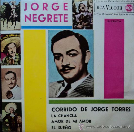 Discos de vinilo: Jorge Negrete, Edicion de 1962 de Espa&ntilde;a, E.P. - Foto 1