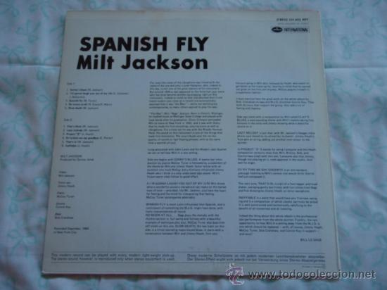 Discos de vinilo: Milt Jackson ?&ndash; Spanish Fly, Netherlands 1964 Mercury - Foto 2