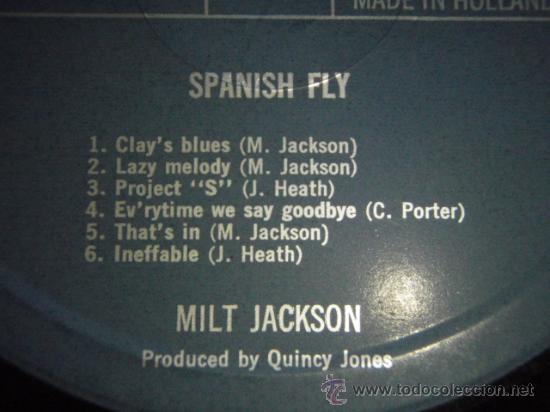Discos de vinilo: Milt Jackson ?&ndash; Spanish Fly, Netherlands 1964 Mercury - Foto 4