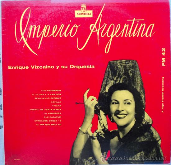 Discos de vinilo: Imperio Argentina, 1&ordf; Edicion de Usa - Foto 1