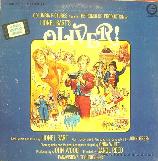 Discos de vinilo: BSO OLIVER LP CON PORTADA DOBLE (USA) - Foto 1