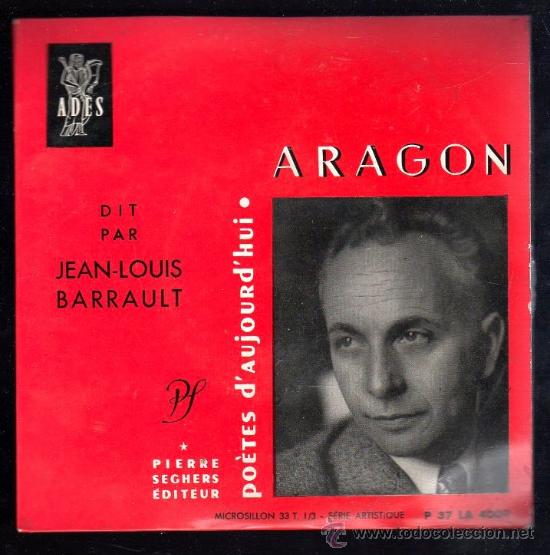 Discos de vinilo: SINGLE DE ARAGON. POETES DAUJOUR DHUI - Foto 1