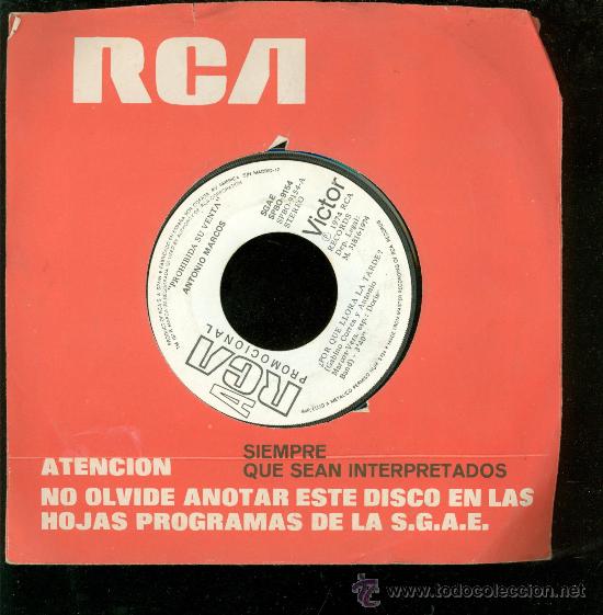 Discos de vinilo: SINGLE DE RCA. PROMOCIONAL. CANCION DE INVIERNO. - Foto 1