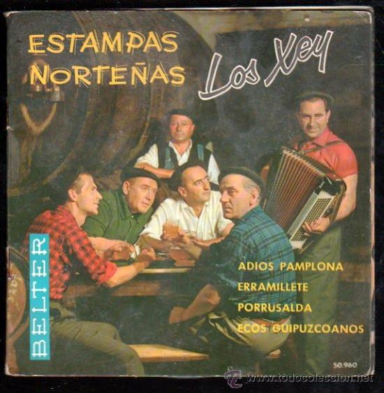 Discos de vinilo: SINGLE DE ESTAMPAS MORTE&Ntilde;AS. LOS XEY - Foto 1
