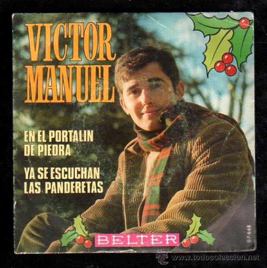Discos de vinilo: SINGLE DE VICTOR MANUEL. EN EL PORTALIN DE PIEDRA - Foto 1