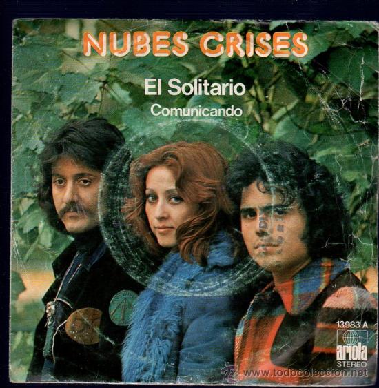 Discos de vinilo: SINGLE DE NUBES GRISES. EL SOLITARIO. COMUNICANDO. - Foto 1