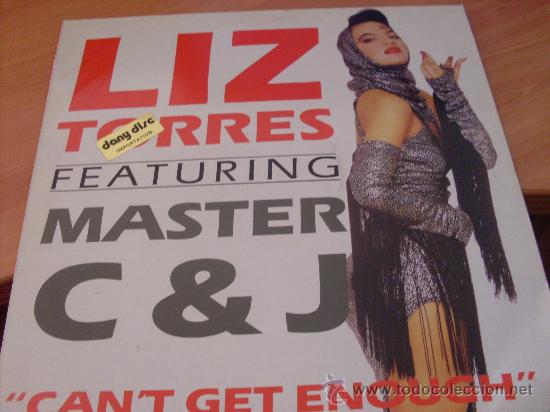 Discos de vinilo: LIZ TORRES FEATURING MASTER C & J ( CANT GET ENOUGH ) LP (B-46) - Foto 1
