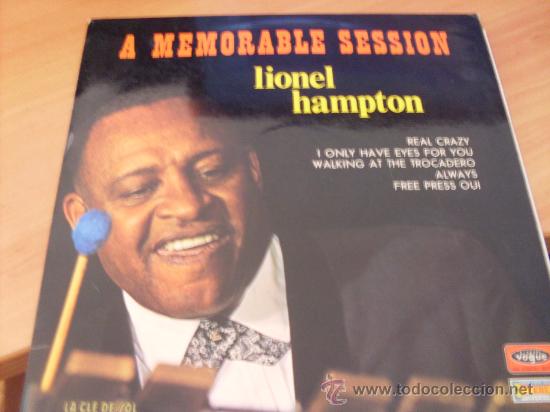 Discos de vinilo: LIONEL HAMPTON ( A MEMORABLE SESSION ) LP (B-43) - Foto 1
